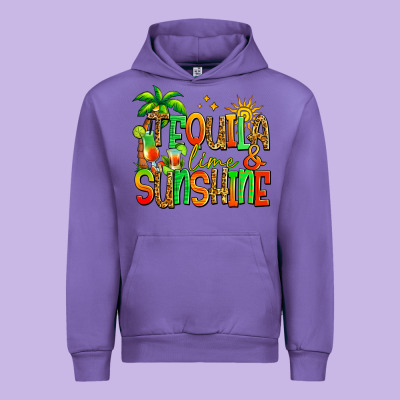 Tequila Lime And Sunshine Summer Urban Hoodie Designed By Jasminsmagicworld