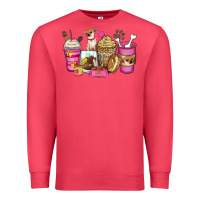 Cardinal Chihuahua coffee cups Premium Sweatshirt - Zillion Design Studio