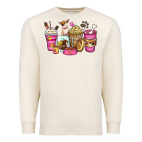 Sandshell Chihuahua coffee cups Premium Sweatshirt - Zillion Design Studio