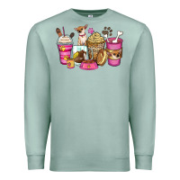 Seafoam Chihuahua coffee cups Premium Sweatshirt - Zillion Design Studio