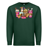 Sports Green Chihuahua coffee cups Premium Sweatshirt - Zillion Design Studio