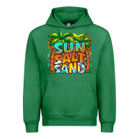 Emerald sun salt sand summer Urban Hoodie - Jasminsmagicworld