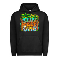 Pigment Black sun salt sand summer Urban Hoodie - Jasminsmagicworld