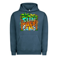 Pigment Midnight Navy sun salt sand summer Urban Hoodie - Jasminsmagicworld