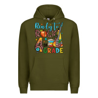 Army Green ready to rock 4th grade Premium Hoodie - JahusDesignShop