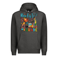 Charcoal Heather ready to rock 4th grade Premium Hoodie - JahusDesignShop