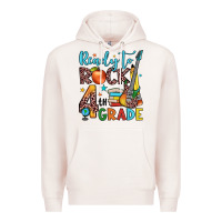 Pale Pink ready to rock 4th grade Premium Hoodie - JahusDesignShop