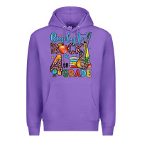 Purple ready to rock 4th grade Premium Hoodie - JahusDesignShop