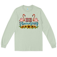 Matcha be flamezing flamingo Long Sleeve Tee - BarkalooDesign