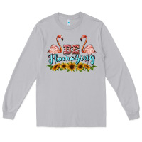 Moon Dust be flamezing flamingo Long Sleeve Tee - BarkalooDesign