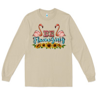 Mushroom be flamezing flamingo Long Sleeve Tee - BarkalooDesign