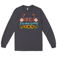 Smoke be flamezing flamingo Long Sleeve Tee - BarkalooDesign
