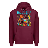 Burgundy ready to rock 4th grade Premium Hoodie - JahusDesignShop