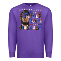 Purple this is so four score and seven years ago Premium Sweatshirt - texasbilliewilder