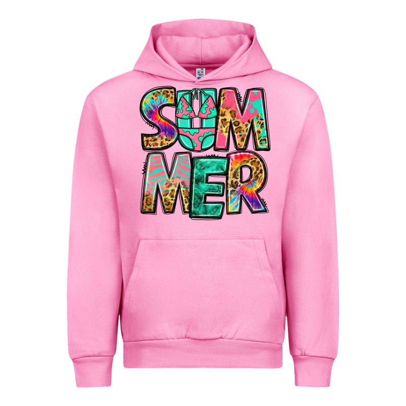 Summer Leopard Tie Dye Urban Hoodie by Jasminsmagicworld | Teevron