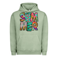 Pigment Oil Green summer leopard tie dye Urban Hoodie - Jasminsmagicworld