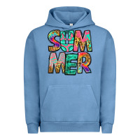Pigment Pebble Blue summer leopard tie dye Urban Hoodie - Jasminsmagicworld