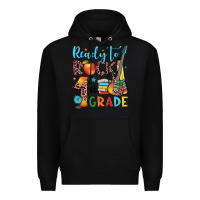 Black ready to rock 1st grade Premium Hoodie - JahusDesignShop