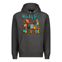 Charcoal Heather ready to rock 1st grade Premium Hoodie - JahusDesignShop