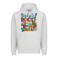 Dove Grey ready to rock 1st grade Premium Hoodie - JahusDesignShop