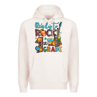 Pale Pink ready to rock 1st grade Premium Hoodie - JahusDesignShop