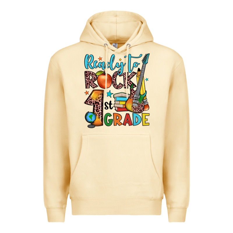 Ready To Rock 1st Grade Premium Hoodie by JahusDesignShop | Teevron