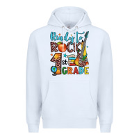 White ready to rock 1st grade Premium Hoodie - JahusDesignShop