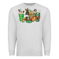 Dove Grey yorkshire terrier coffee cups Premium Sweatshirt - Zillion Design Studio