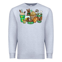 Heather Grey yorkshire terrier coffee cups Premium Sweatshirt - Zillion Design Studio