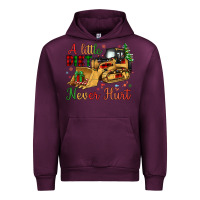 Mauve Wine Christmas A Little Dirt Never Hurt Urban Hoodie - Artiststas