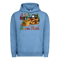 Pigment Pebble Blue Christmas A Little Dirt Never Hurt Urban Hoodie - Artiststas