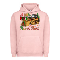 Pigment Salmon Christmas A Little Dirt Never Hurt Urban Hoodie - Artiststas