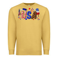 Antique Gold usa 4th of july Premium Sweatshirt - texasbilliewilder