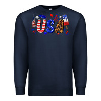 Navy usa 4th of july Premium Sweatshirt - texasbilliewilder