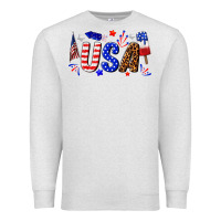 Oatmeal Heather usa 4th of july Premium Sweatshirt - texasbilliewilder