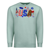 Seafoam usa 4th of july Premium Sweatshirt - texasbilliewilder