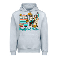 Heather Grey rn registered nurse Urban Hoodie - Artiststas