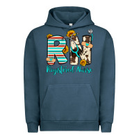 Pigment Midnight Navy rn registered nurse Urban Hoodie - Artiststas
