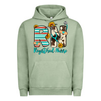 Pigment Oil Green rn registered nurse Urban Hoodie - Artiststas