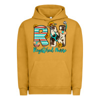 Pigment Peanut Butter rn registered nurse Urban Hoodie - Artiststas
