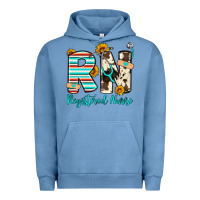 Pigment Pebble Blue rn registered nurse Urban Hoodie - Artiststas