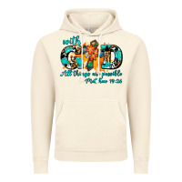Vintage Artic with god all things are possible. cross Vintage Hoodie - AdoDesignShop