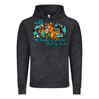 Vintage Black with god all things are possible. cross Vintage Hoodie - AdoDesignShop