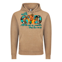 Vintage Coffee with god all things are possible. cross Vintage Hoodie - AdoDesignShop