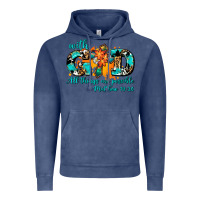 Vintage Denim with god all things are possible. cross Vintage Hoodie - AdoDesignShop