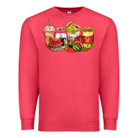 Cardinal watermelon farm fresh coffee cups Premium Sweatshirt - Zillion Design Studio