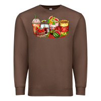 Chestnut watermelon farm fresh coffee cups Premium Sweatshirt - Zillion Design Studio
