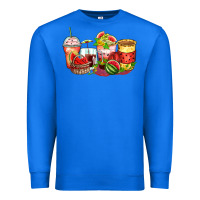 True Royal watermelon farm fresh coffee cups Premium Sweatshirt - Zillion Design Studio