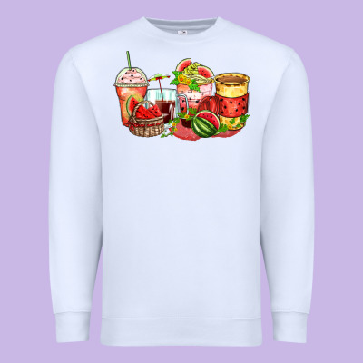 Premium Sweatshirt watermelon farm fresh coffee cups