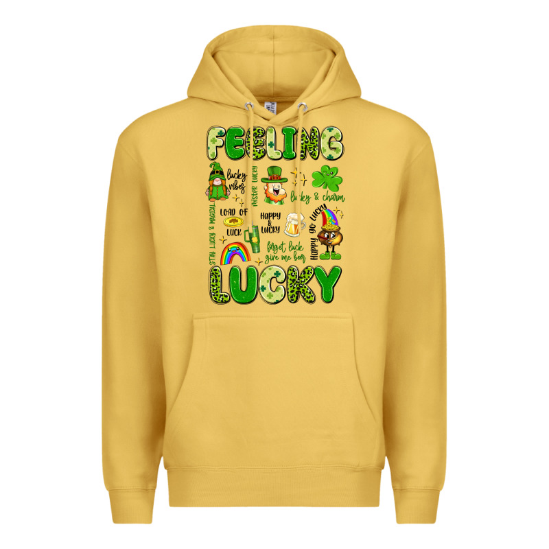 Feeling Lucky Premium Hoodie by Artiststas | Teevron